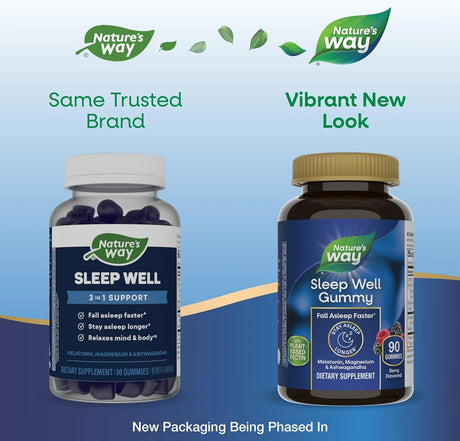 NATURE'S WAY - Nature’s Way Sleep Well Gummies 90 Gomitas - The Red Vitamin MX - Suplementos Alimenticios - {{ shop.shopifyCountryName }}