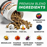 STRELLALAB - StrellaLab Advanced Dog Allergy Relief & Anti Itch Support Chews Bacon 120 Masticables - The Red Vitamin MX - Remedios Para La Picazón De Perros - {{ shop.shopifyCountryName }}
