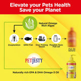 PetJesty Pure Omega 3 Oil for Dogs & Cats 750Ml.