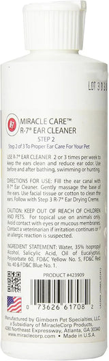 MIRACLE CARE - Miracle Care Ear Cleaner Part 2 237Ml. - The Red Vitamin MX - Cuidado Del Oído De Perros - {{ shop.shopifyCountryName }}