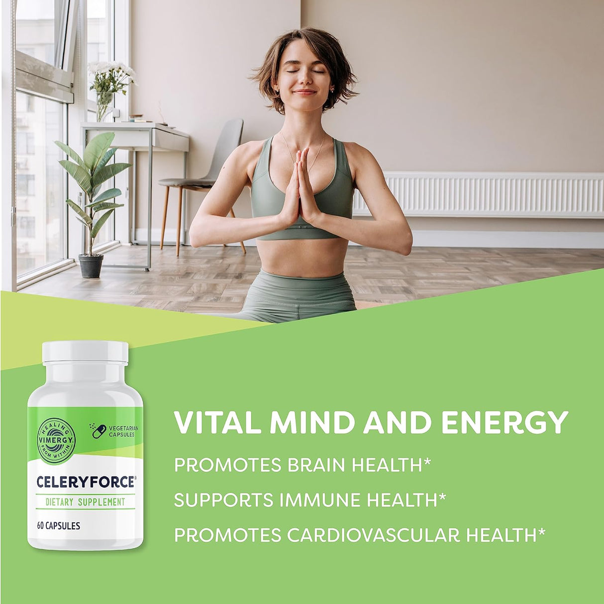 Vimergy Celeryforce Nutrients and Amino Acids 60 Capsulas