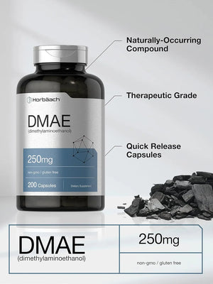 HORBAACH - Horbaach DMAE Supplement 250Mg. 200 Capsulas - The Red Vitamin MX - Suplementos Alimenticios - {{ shop.shopifyCountryName }}