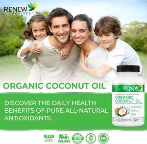 RENEW ACTIVES - Renew Actives Coconut Oil 120 Capsulas Blandas - The Red Vitamin MX - Suplementos Alimenticios - {{ shop.shopifyCountryName }}