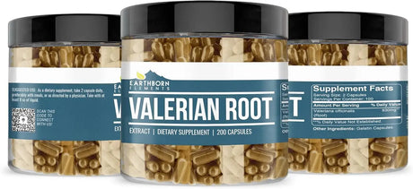 EARTHBORN ELEMENTS - Earthborn Elements Valerian Root 200 Capsulas - The Red Vitamin MX - Suplementos Alimenticios - {{ shop.shopifyCountryName }}