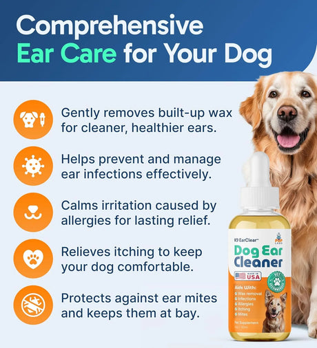 PUP LABS - Pup Labs Dog Ear Cleaner 1 Fl.Oz. - The Red Vitamin MX - Cuidado Del Oído De Perros - {{ shop.shopifyCountryName }}