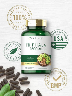 CARLYLE - Carlyle Triphala 1500Mg. 180 Capsulas - The Red Vitamin MX - Suplementos Alimenticios - {{ shop.shopifyCountryName }}