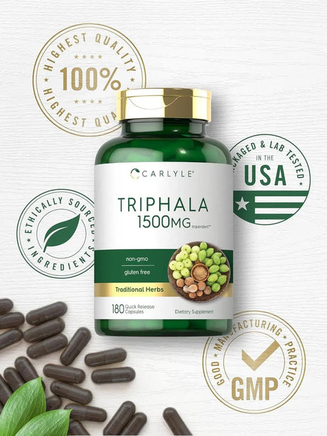CARLYLE - Carlyle Triphala 1500Mg. 180 Capsulas - The Red Vitamin MX - Suplementos Alimenticios - {{ shop.shopifyCountryName }}