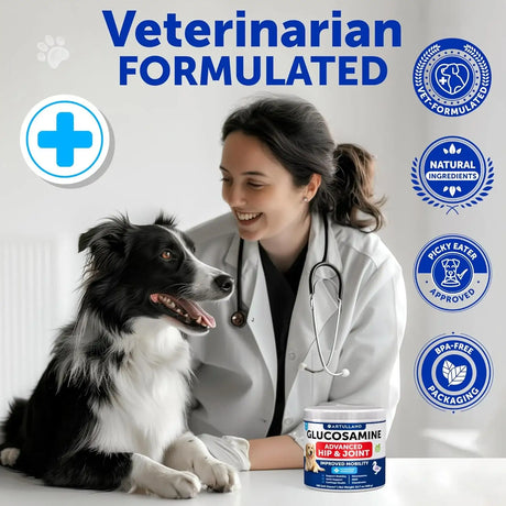 ARTULLANO - Artullano Hip and Joint Supplement for Dogs 180 Masticables - The Red Vitamin MX - Cuidado De Cadera Y Articulaciones Para Perros - {{ shop.shopifyCountryName }}