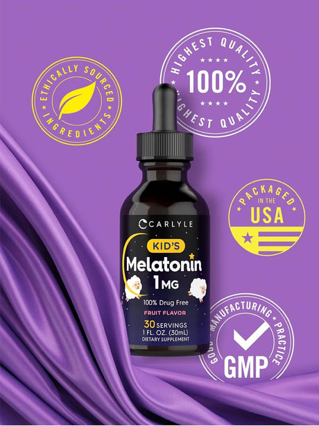 CARLYLE - Carlyle Kids Melatonin Liquid 1 Fl.Oz. 2 Pack - The Red Vitamin MX - Suplementos Alimenticios - {{ shop.shopifyCountryName }}