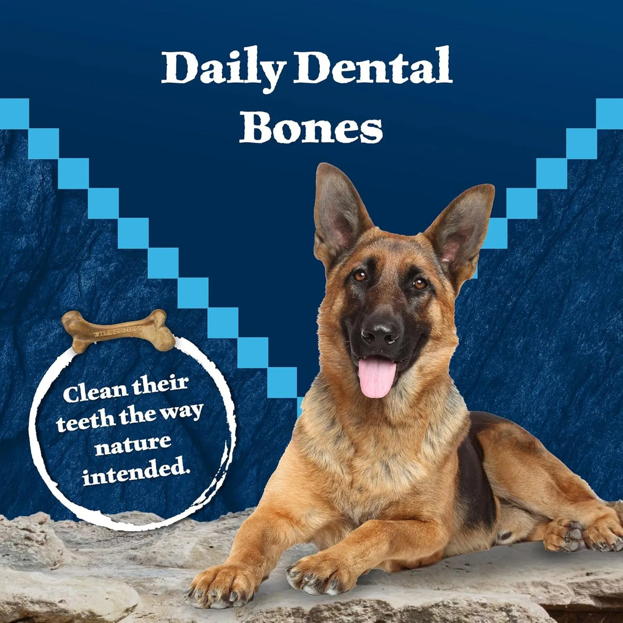 BLUE BUFFALO - Blue Buffalo Wilderness Trail Treats Wild Bones Large Dental Chews 760Gr. - The Red Vitamin MX - Cuidado Dental Para Perros - {{ shop.shopifyCountryName }}