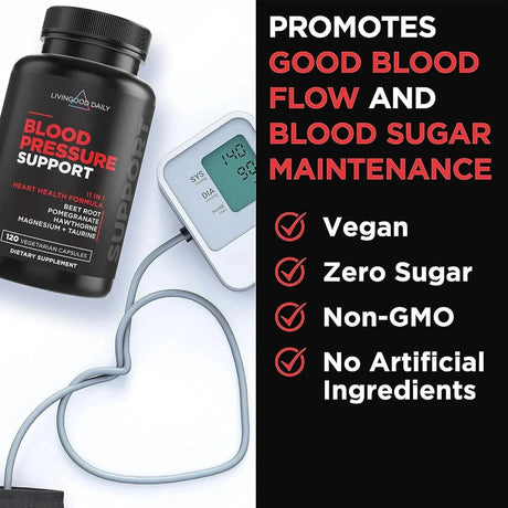 LIVINGOOD DAILY - Livingood Daily Blood Pressure 120 Capsulas - The Red Vitamin MX - Suplementos Alimenticios - {{ shop.shopifyCountryName }}