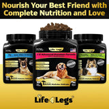 LIFE4LEGS - Life4Legs Soft Chews Dog Vitamins & Supplements Bacon 90 Masticables - The Red Vitamin MX - Multivitamínicos Para Perros - {{ shop.shopifyCountryName }}