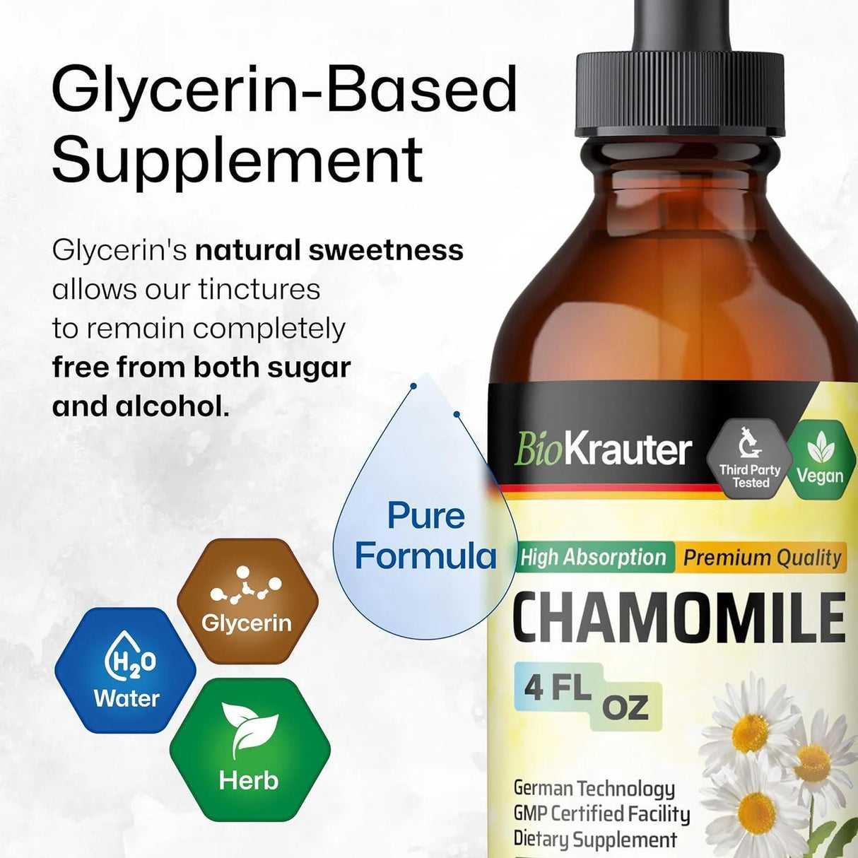 BIOKRAUTER - BIO KRAUTER Chamomile Flowers Tincture 4 Fl.Oz. - The Red Vitamin MX - Suplementos Alimenticios - {{ shop.shopifyCountryName }}