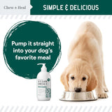 Chew + Heal Labs Vegan Omega 3 Oil for Dogs 8 Fl.Oz.
