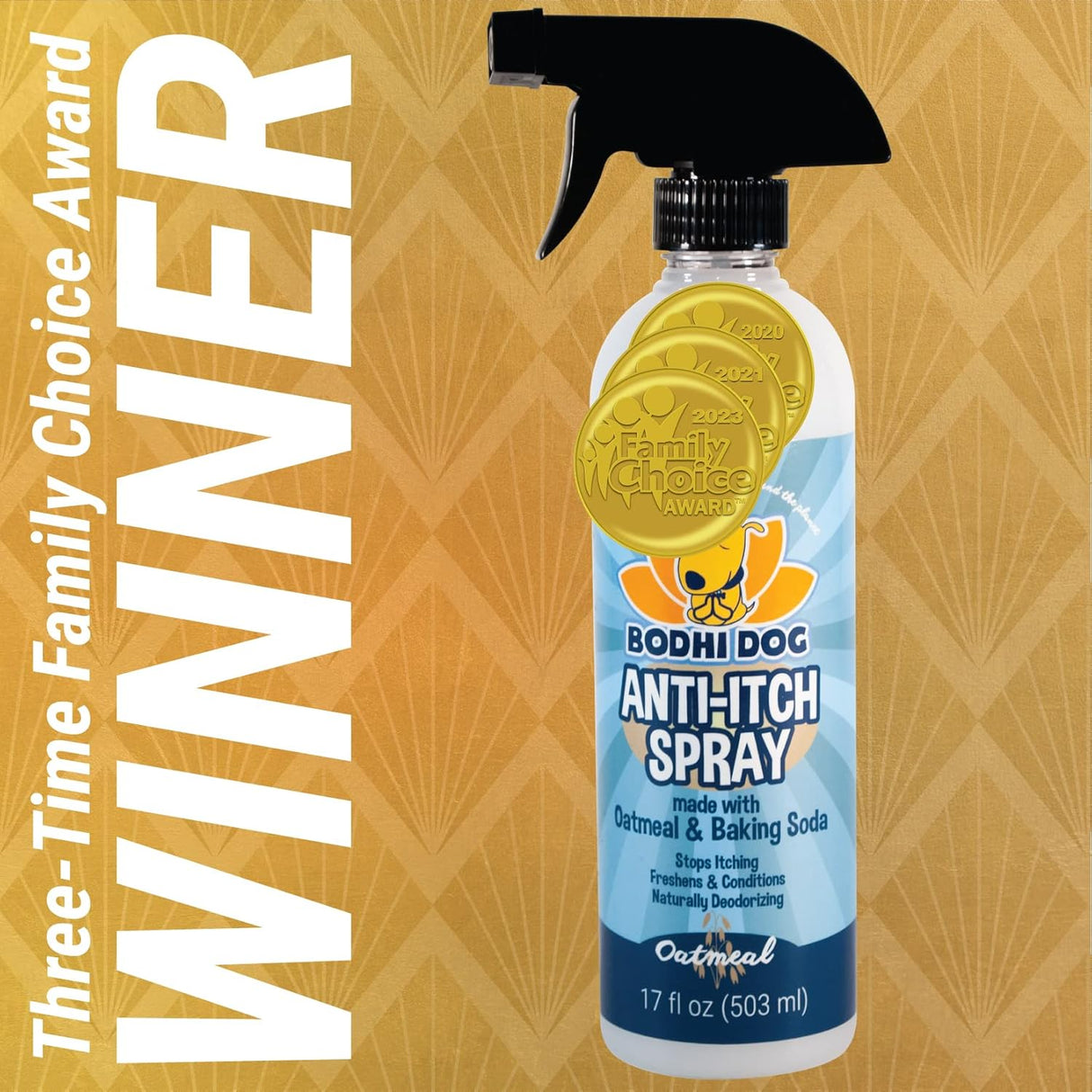 Bodhi Dog Itch Relief Spray 17 Fl.Oz.