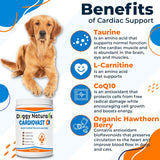 Doggy Naturals CardioVast Cardio Support and Cardio Strength Supplement for Dog 60 Masticables