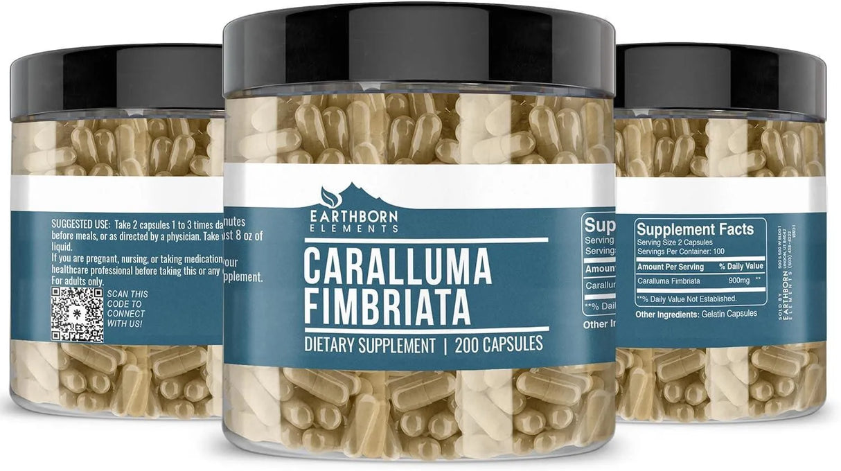 EARTHBORN ELEMENTS - Earthborn Elements Caralluma Fimbriata 200 Capsulas - The Red Vitamin MX - Suplementos Alimenticios - {{ shop.shopifyCountryName }}