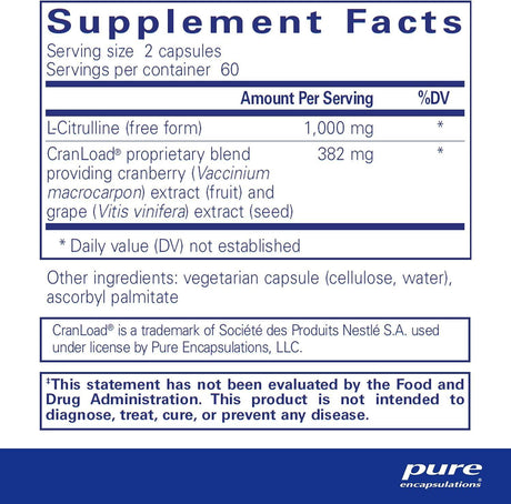 PURE ENCAPSULATIONS - Pure Encapsulations Nitric Oxide Ultra 120 Capsulas - The Red Vitamin MX - Suplementos Alimenticios - {{ shop.shopifyCountryName }}