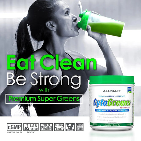 ALLMAX NUTRITION - ALLMAX Nutrition Cytogreens Super Greens Powder 30 Servicios Acai Berry Green Tea 267Gr. - The Red Vitamin MX - Suplementos Alimenticios - {{ shop.shopifyCountryName }}