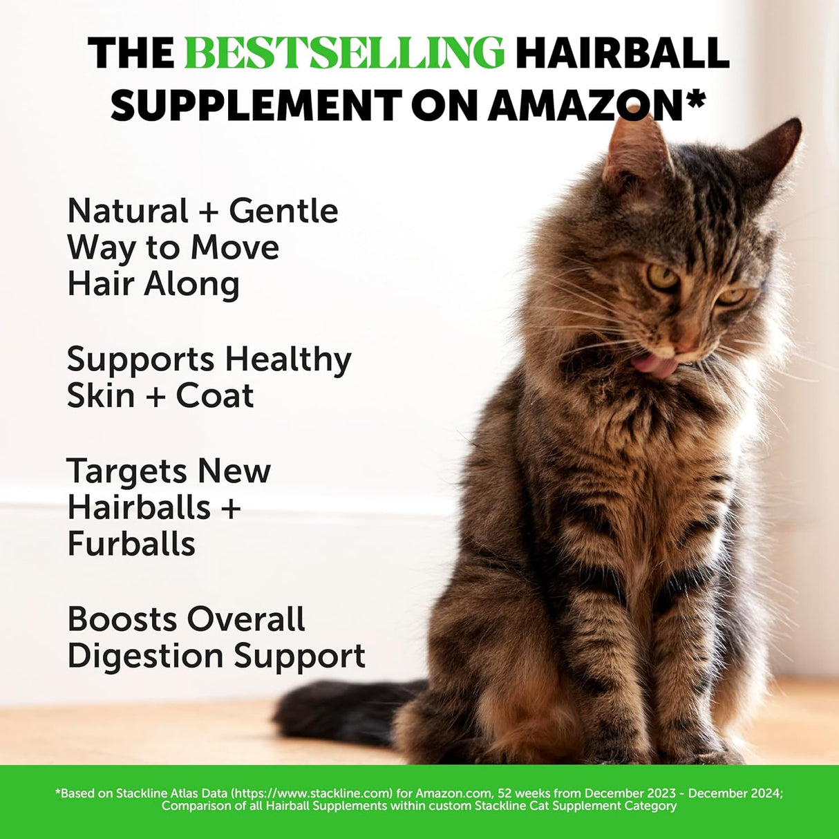Pet Honesty Cat Hairball Support Crunchy & Creamy Chews 30 Masticables