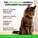 Pet Honesty Cat Hairball Support Crunchy & Creamy Chews 30 Masticables