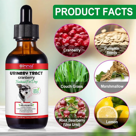 OIMMAL - Oimmal Urinary Tract for Dogs 2 Fl.Oz. - The Red Vitamin MX - Salud De Tracto Urinario Para Perros - {{ shop.shopifyCountryName }}