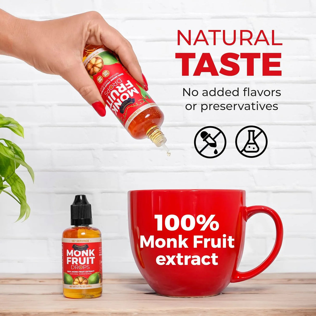 TRANSPARENCY FOODS - Transparency Foods 100% Pure Monk Fruit Extract Drops 100Ml. - The Red Vitamin MX - Suplementos Alimenticios - {{ shop.shopifyCountryName }}