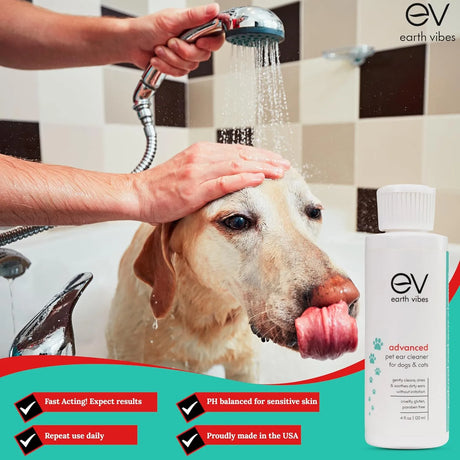 EARTH VIBES - Earth Vibes Dog & Cat Ear Cleaner 120Ml. - The Red Vitamin MX - Cuidado Del Oído De Perros - {{ shop.shopifyCountryName }}