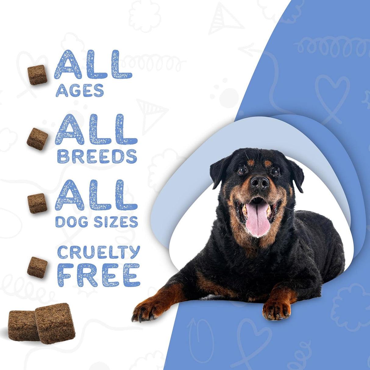 waggedy Calm with Melatonin 60 Masticables