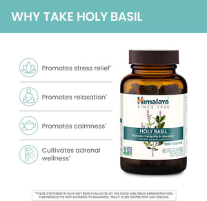 HIMALAYA - Himalaya Holy Basil Tulsi 720Mg. 60 Capsulas - The Red Vitamin MX - Suplementos Alimenticios - {{ shop.shopifyCountryName }}