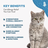 BestLife4Pets Cat Allergy Relief & Immune Support 400 Tabletas