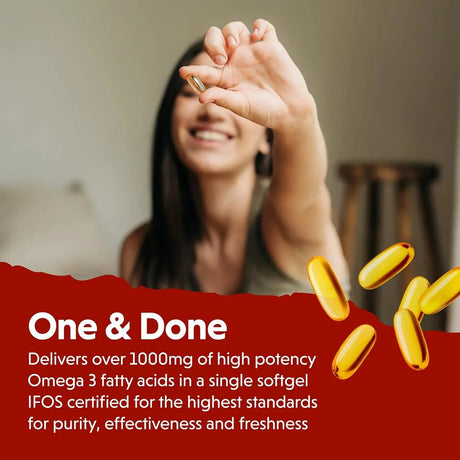 BARLEAN´S - Barlean's Ideal Omega 3 Fish Oil 1000Mg. 60 Capsulas Blandas - The Red Vitamin MX - Suplementos Alimenticios - {{ shop.shopifyCountryName }}