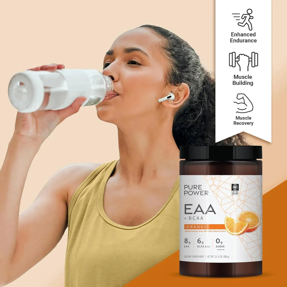 DR MERCOLA - Dr. Mercola Pure Power Essential Amino Acids with BCAA Orange Flavor 350Gr. - The Red Vitamin MX - Suplementos Alimenticios - {{ shop.shopifyCountryName }}