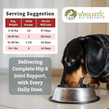 WHOLISTIC PET ORGANICS - Wholistic Pet Organics Run Free Dog Joint Supplement 113Gr. - The Red Vitamin MX - Cuidado De Cadera Y Articulaciones Para Perros - {{ shop.shopifyCountryName }}