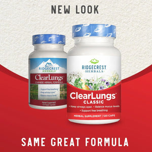 RIDGECREST HERBALS - RidgeCrest Herbals ClearLungs Classic 120 Capsulas - The Red Vitamin MX - Suplementos Alimenticios - {{ shop.shopifyCountryName }}