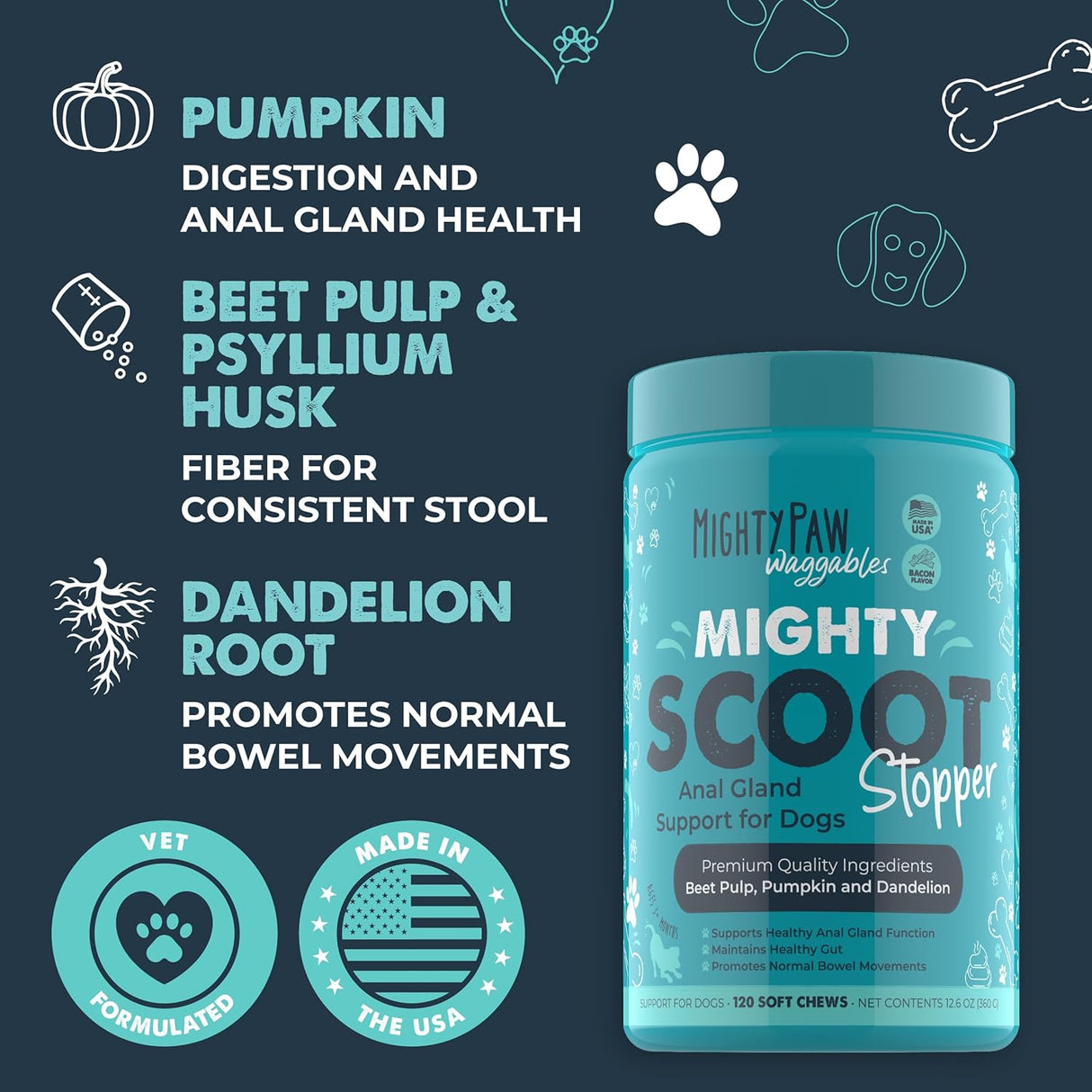 Mighty Paw Waggables Mighty Scoot 120 Masticables