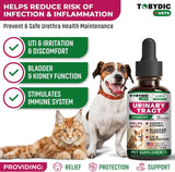 TOBYDIC - TOBYDIC Cat & Dog Natural UTI Medicine & Urinary Tract Infection Treatment with Cranberry 2 Fl.Oz. - The Red Vitamin MX - Salud De Tracto Urinario Para Perros - {{ shop.shopifyCountryName }}