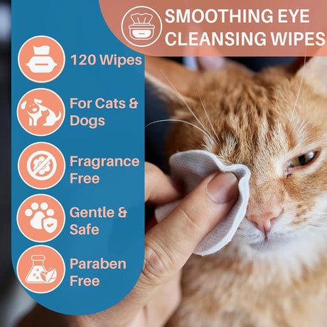YIBESI - Yibesi Dog Eye Wipes 120 Toallitas 2 Pack - The Red Vitamin MX - Cuidado De Los Ojos De Los Perros - {{ shop.shopifyCountryName }}