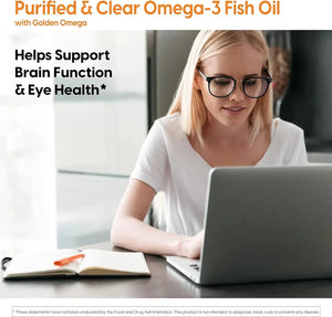 DOCTOR'S BEST - Doctor's Best Purified & Clear Omega 3 Fish Oil 120 Capsulas Blandas - The Red Vitamin MX - Suplementos Alimenticios - {{ shop.shopifyCountryName }}