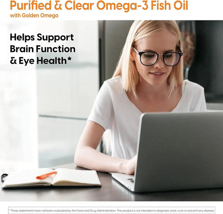DOCTOR'S BEST - Doctor's Best Purified & Clear Omega 3 Fish Oil 120 Capsulas Blandas - The Red Vitamin MX - Suplementos Alimenticios - {{ shop.shopifyCountryName }}