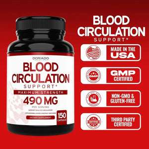 DORADO NUTRITION - DORADO NUTRITION Blood Circulation 150 Capsulas - The Red Vitamin MX - Suplementos Alimenticios - {{ shop.shopifyCountryName }}