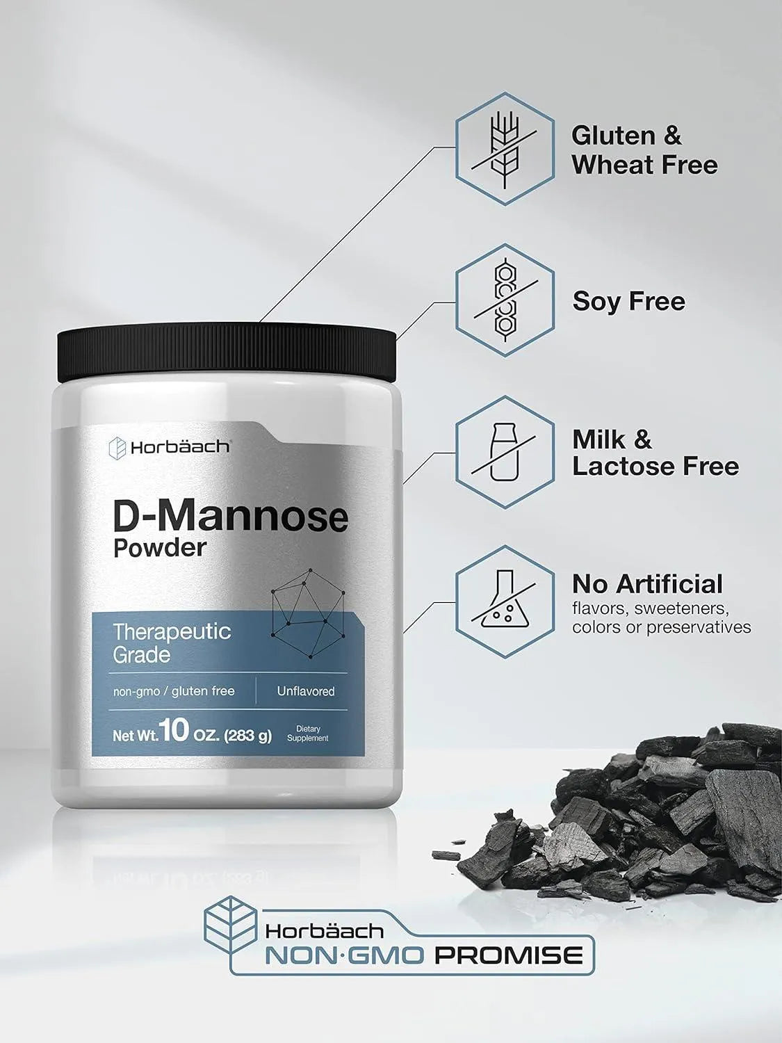 HORBAACH - Horbaach D-Mannose Powder 283Gr. - The Red Vitamin MX - Suplementos Alimenticios - {{ shop.shopifyCountryName }}