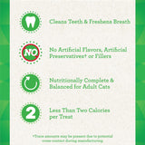 Greenies Feline Adult Dental Cat Treats Oven Roasted Chicken Flavor 595Gr.