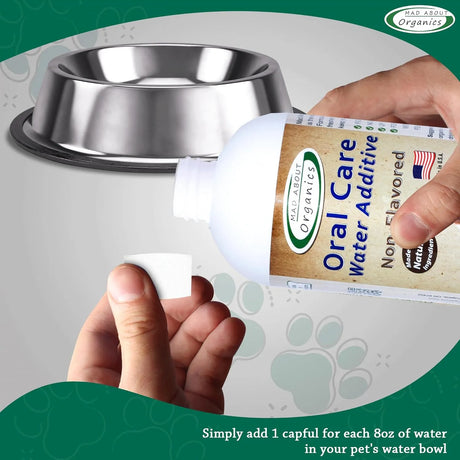 MAD ABOUT ORGANICS - Mad About Organics Oral Care Water Additive for Cats & Dogs Non-Flavored 473Ml. - The Red Vitamin MX - Cuidado Dental Para Perros - {{ shop.shopifyCountryName }}