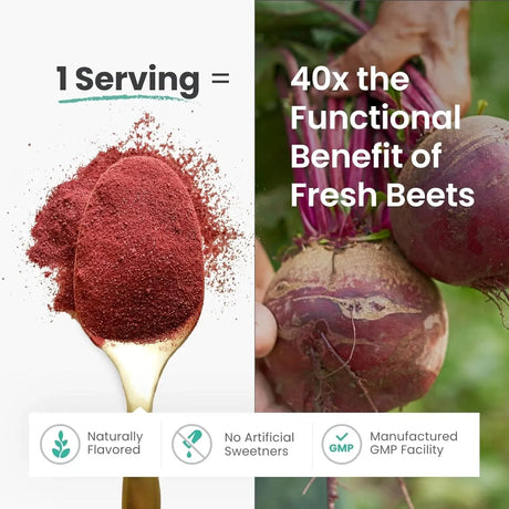 HUMANN - HumanN SuperBeets Beetroot Powder Black Cherry Flavor 150Gr. 2 Pack - The Red Vitamin MX - Suplementos Alimenticios - {{ shop.shopifyCountryName }}
