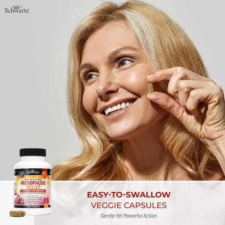BIO SCHWARTZ - BioSchwartz Menopause Relief 60 Capsulas - The Red Vitamin MX - Suplementos Alimenticios - {{ shop.shopifyCountryName }}