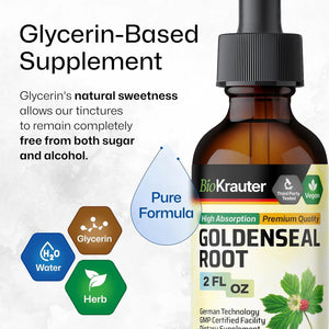 BIOKRAUTER - BIO KRAUTER Goldenseal Root Extract Liquid 2 Fl.Oz. - The Red Vitamin MX - Suplementos Alimenticios - {{ shop.shopifyCountryName }}