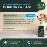VETRISCIENCE Veterinary Strength Comfort & Ease 180 Capsulas