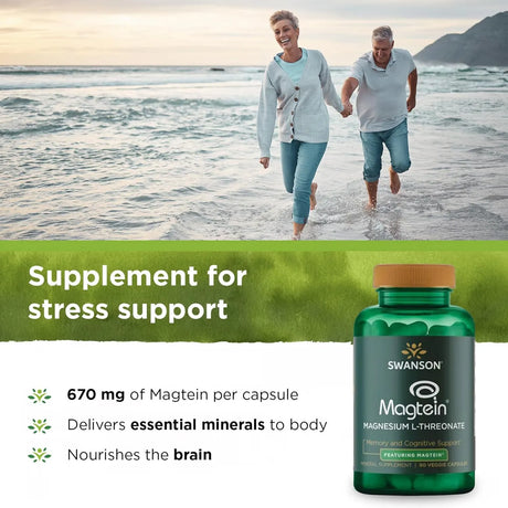 SWANSON - Swanson Magnesium L-Threonate 90 Capsulas 2 Pack - The Red Vitamin MX - Suplementos Alimenticios - {{ shop.shopifyCountryName }}