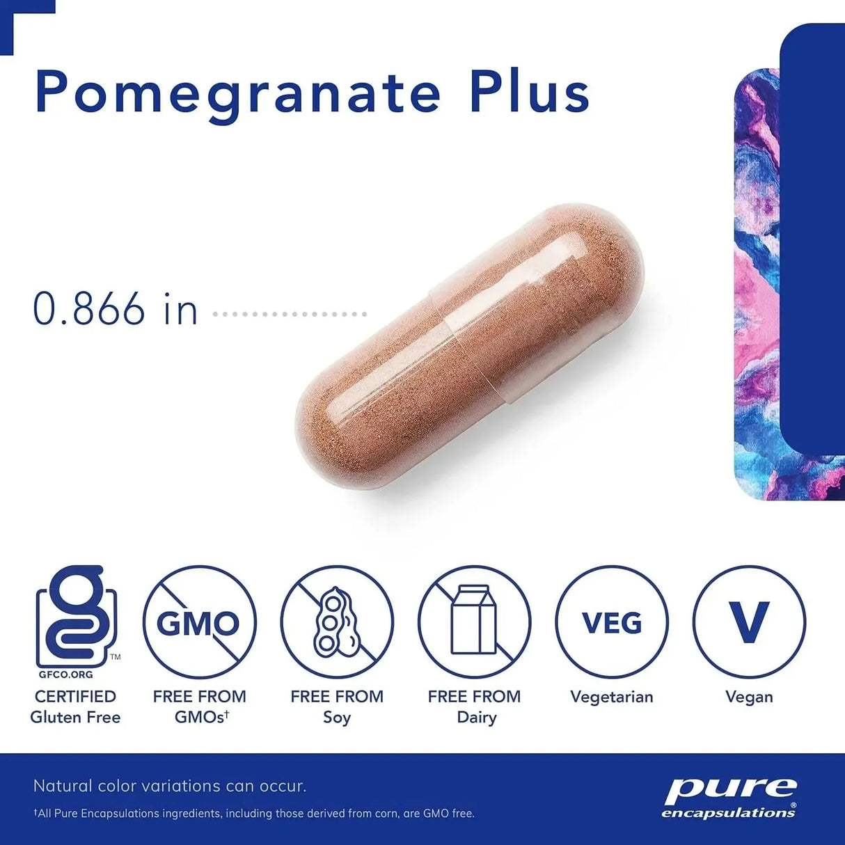 PURE ENCAPSULATIONS - Pure Encapsulations Pomegranate Plus 120 Capsulas - The Red Vitamin MX - Suplementos Alimenticios - {{ shop.shopifyCountryName }}